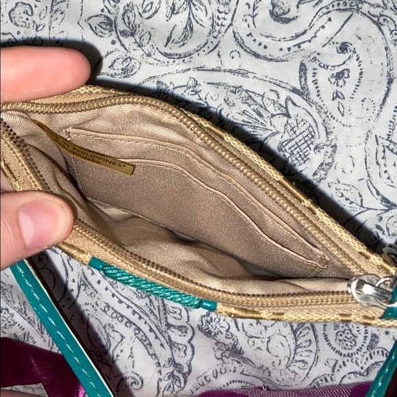 *Sold*Green Coach Wristlet - Picture 4 of 4